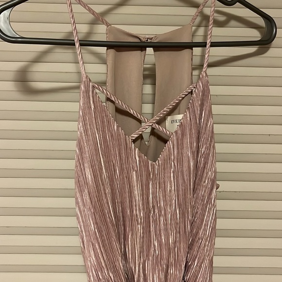 Dusty rose midi Everly dress - Picture 2 of 4